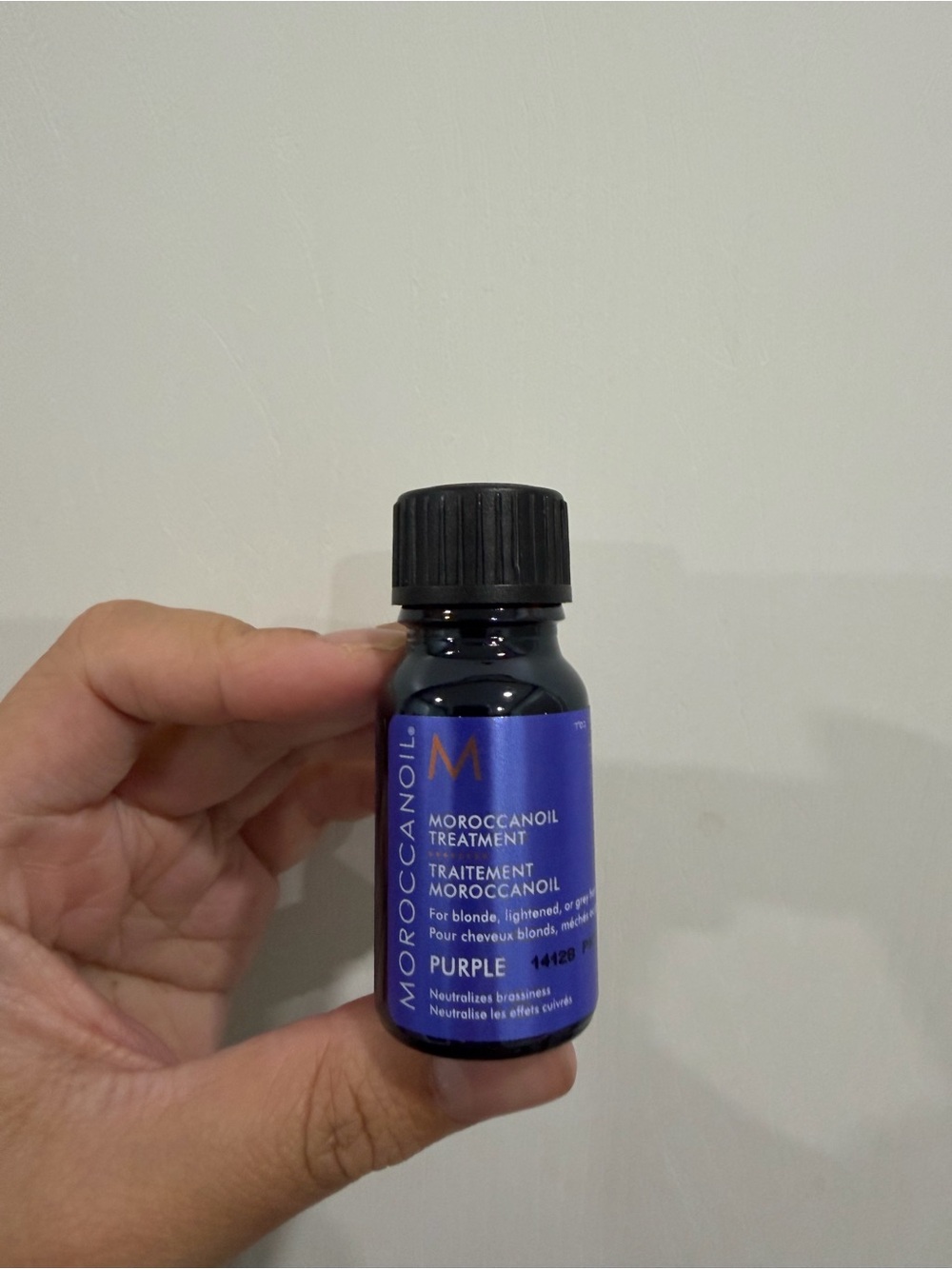 Moroccanoil Treatment, Purple Hair Treatment Oil 0.34 oz / 10 ml - Mini Size